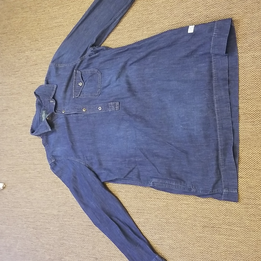Size large, Lauren Ralph Lauren, soft denim tunic top